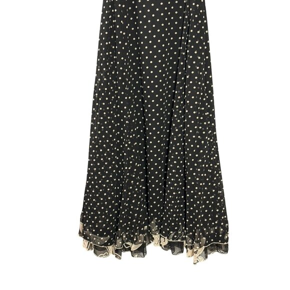 Picadilly Fashions Polka Dot Fit & Flare Midi Dress S Mesh Y2K Rockabilly Pinup - Picture 4 of 10